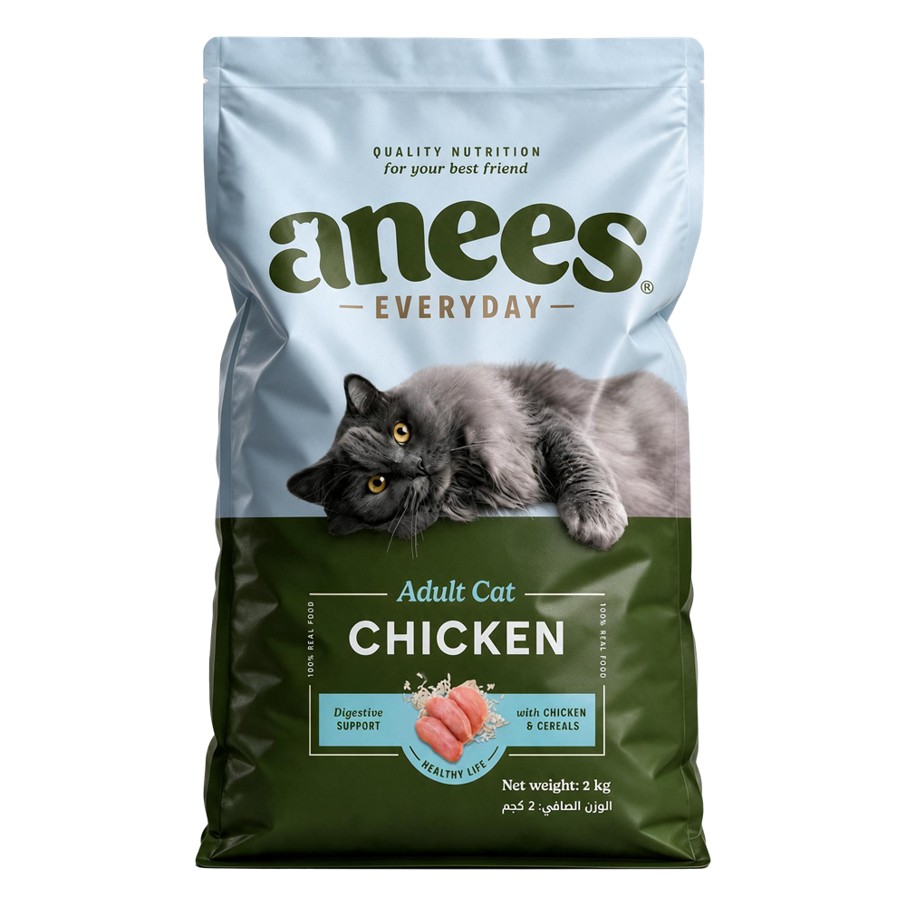 Anees Everyday Adult Cat Chicken, 2 kg bag