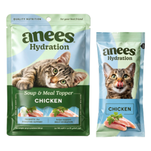 Anees Hydration Chicken Soup & Meal Topper, pack and sachet