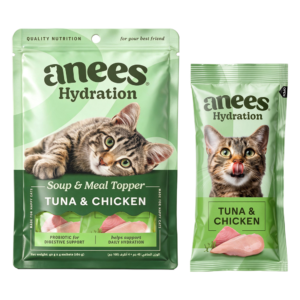 Anees Hydration Tuna & Chicken Soup & Meal Topper, pack and sachet